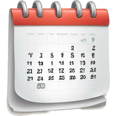 calendar emoji emoji