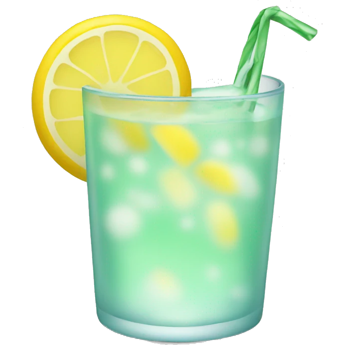 A glass of lemonade  emoji