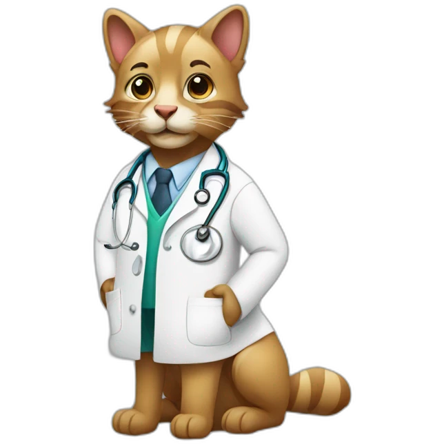 Doctor animal emoji