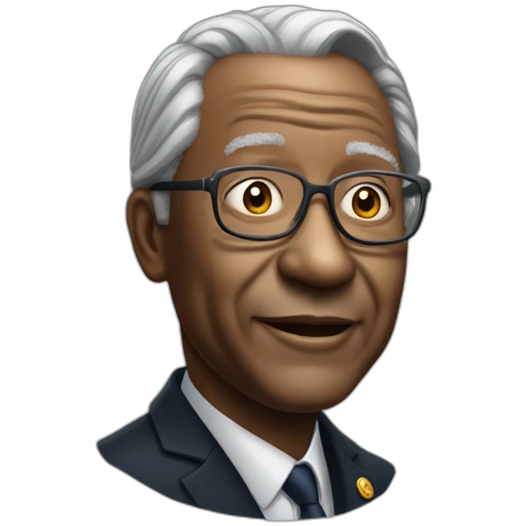 Black man Jean-Marie Lepen emoji