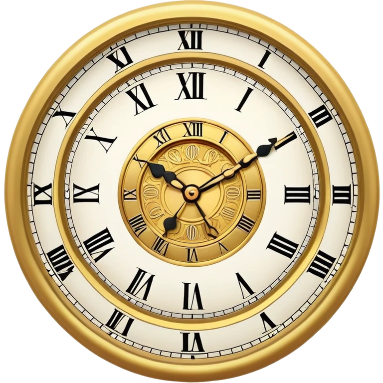 classic round clock emoji