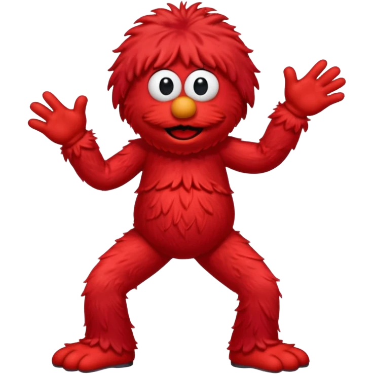 Elmo pulling his pants down emoji