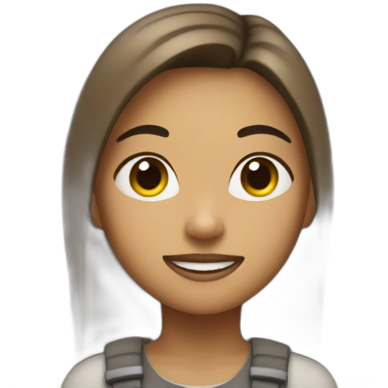Girl with dirt on her emoji