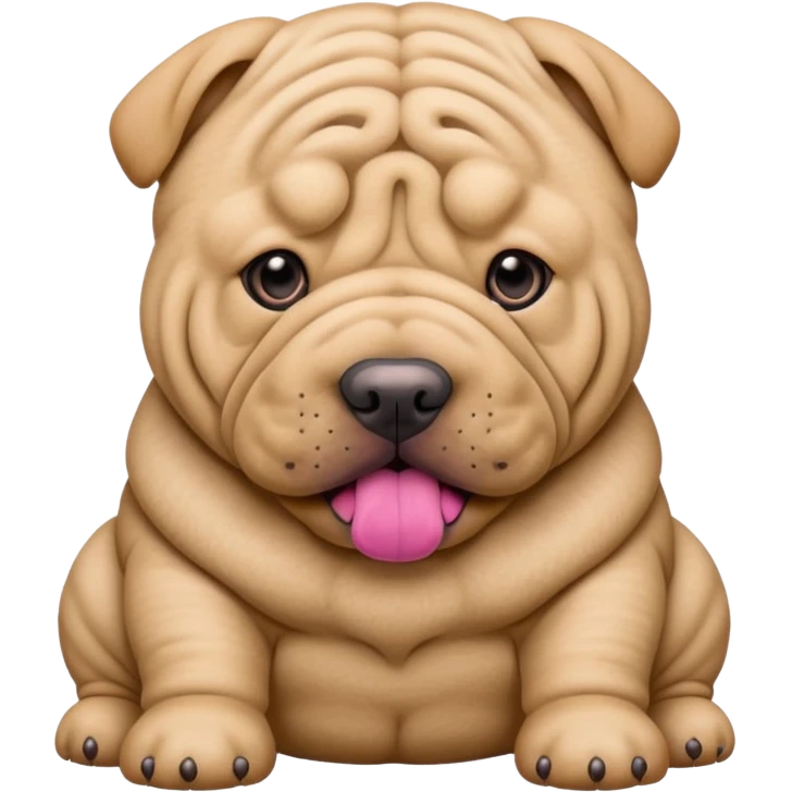 Chinese shar pei emoji
