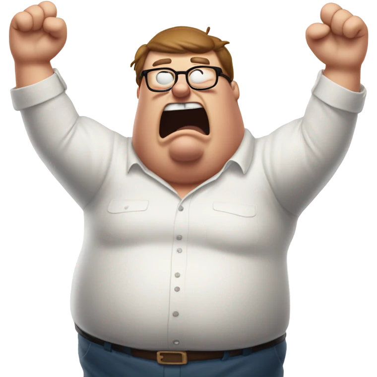 Peter griffin death pose emoji emoji