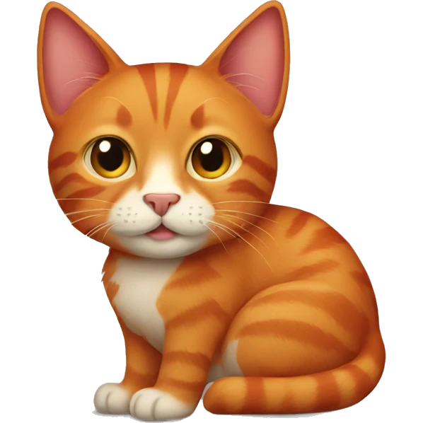 red cat emoji