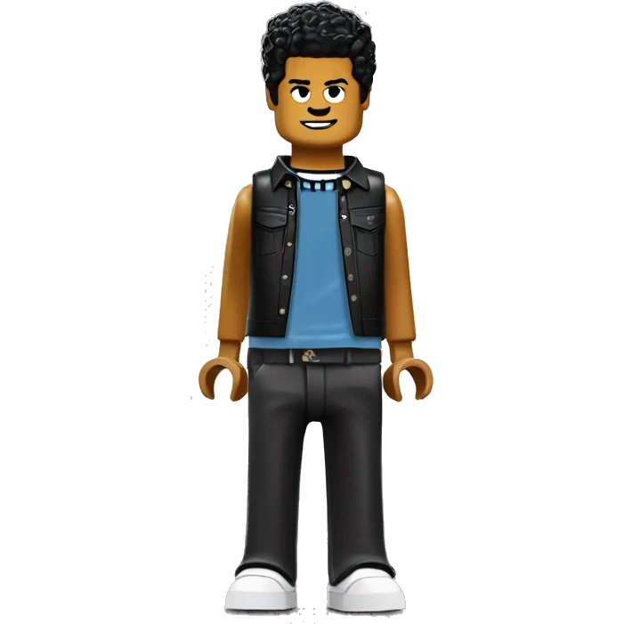 BRUNO MARS lego full body emoji