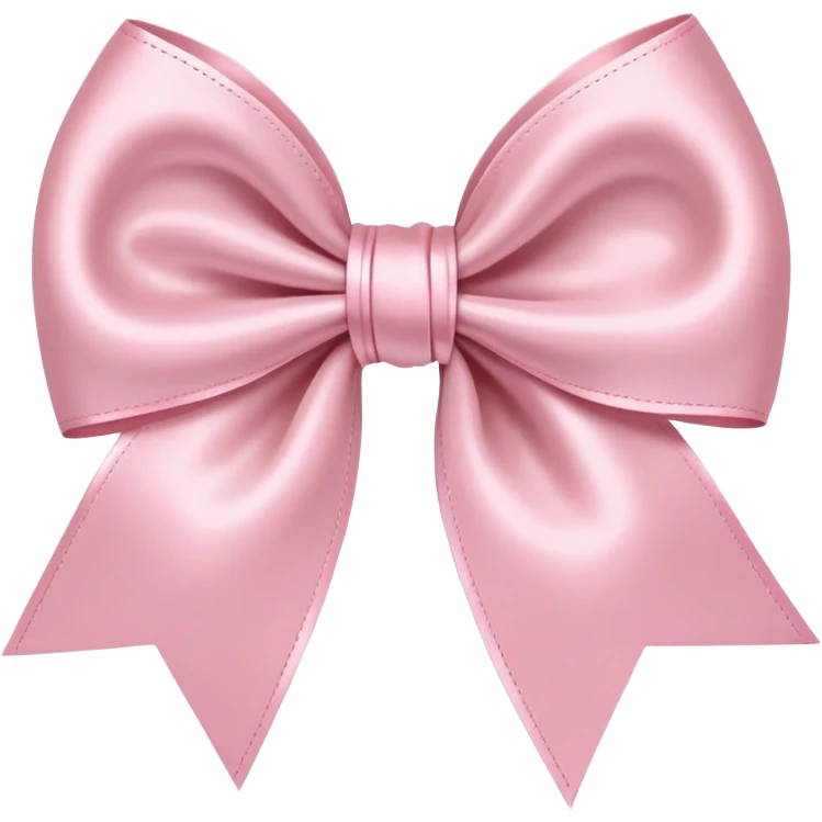 light pink bow emoji