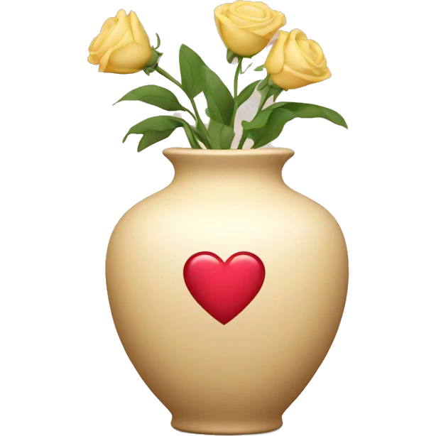 vase with heart  emoji