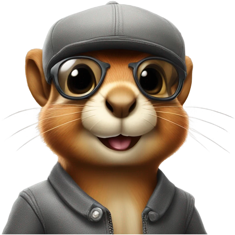 Cool squirrel  emoji