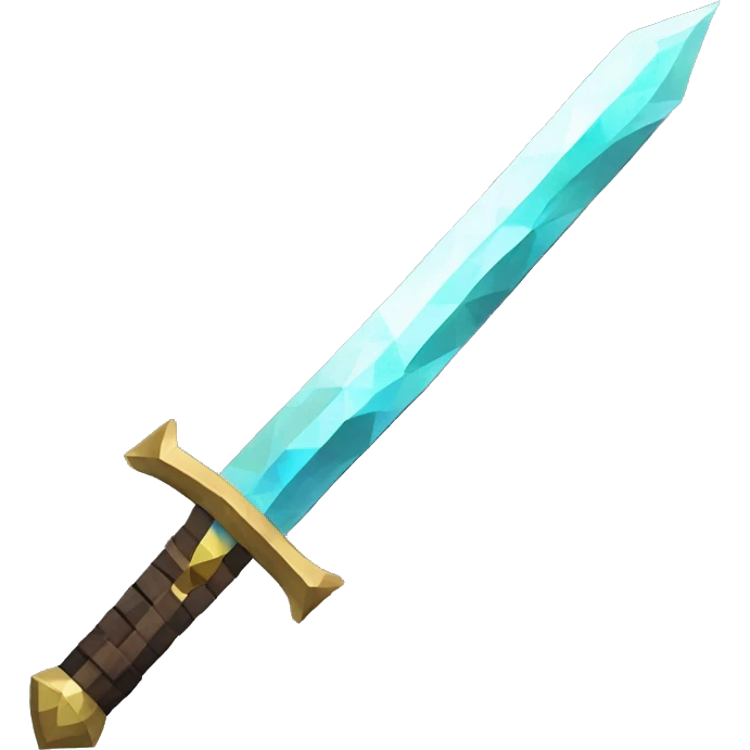 sword diamond Minecraft emoji