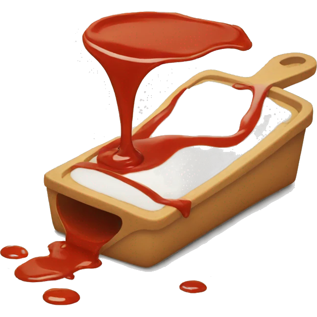 spilled sauce emoji