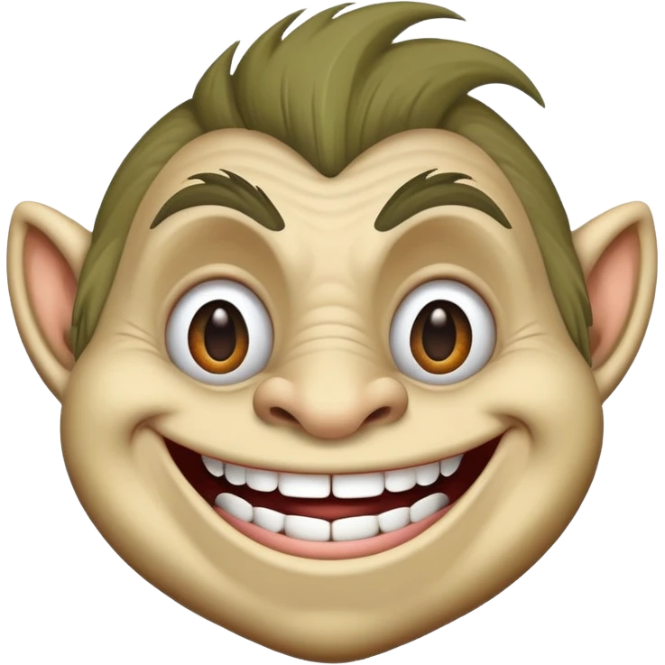 a troll face emoji