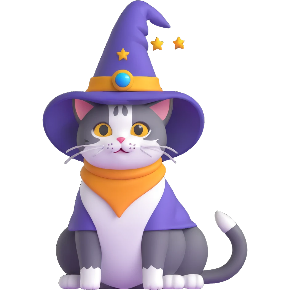 wizard cat emoji