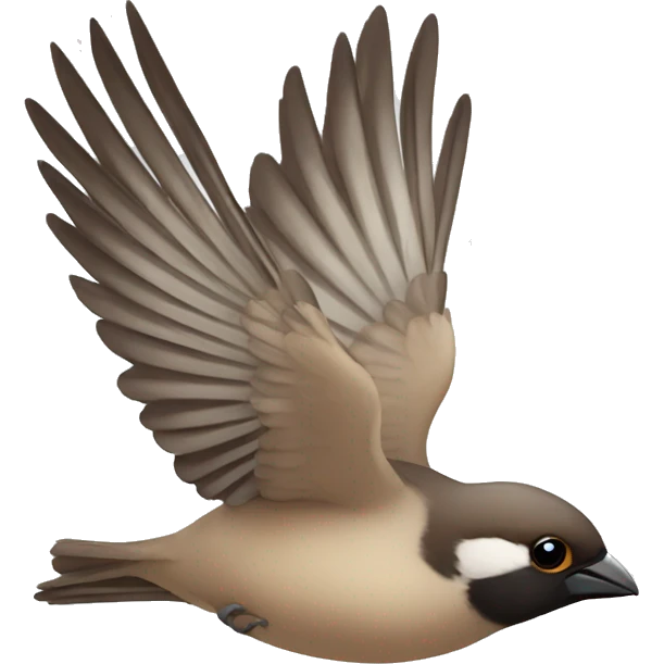 flying sparrow emoji