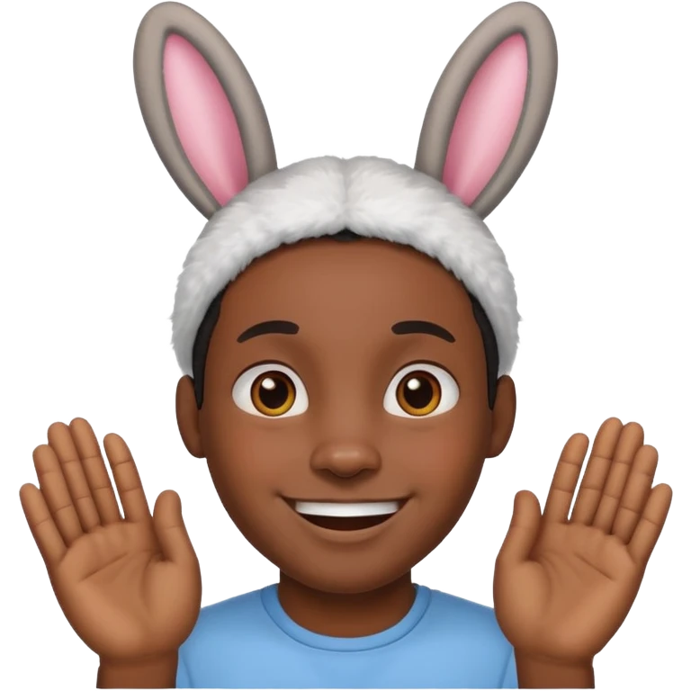 Conejo afro emoji