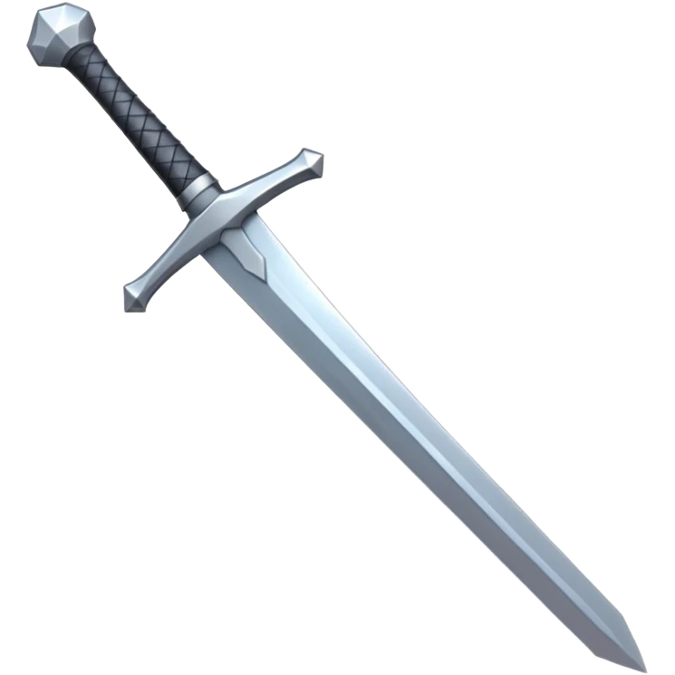 low poly sword emoji