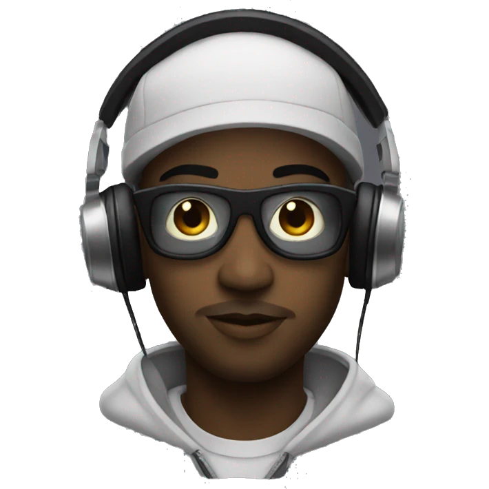 Dj noir emoji
