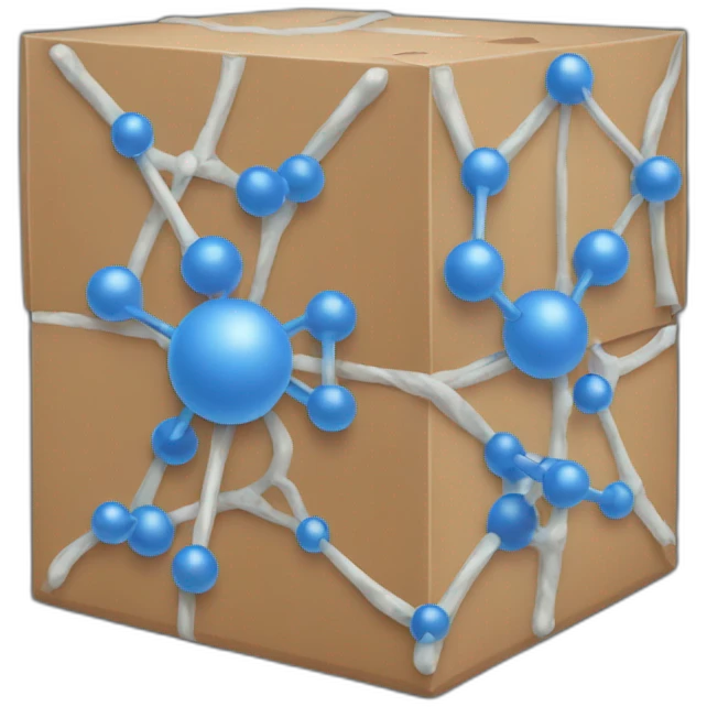 a box with atoms inside emoji