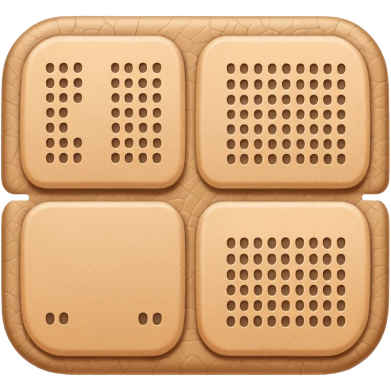 tan band aid with rounded corners emoji