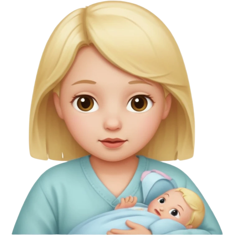 blond newborn emoji