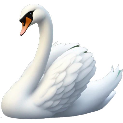 swan on the lake emoji