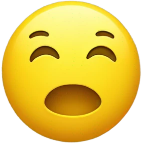 yellow round emoji