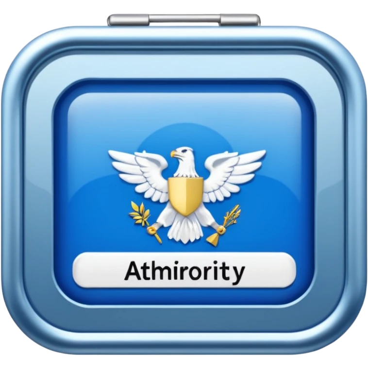 staff badge for administration authority emoji