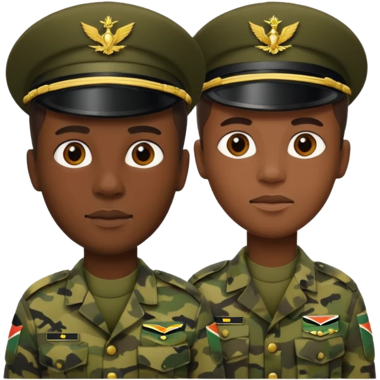 South African soldiers emoji