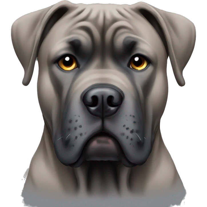 Cane Corso with cropped ears emoji