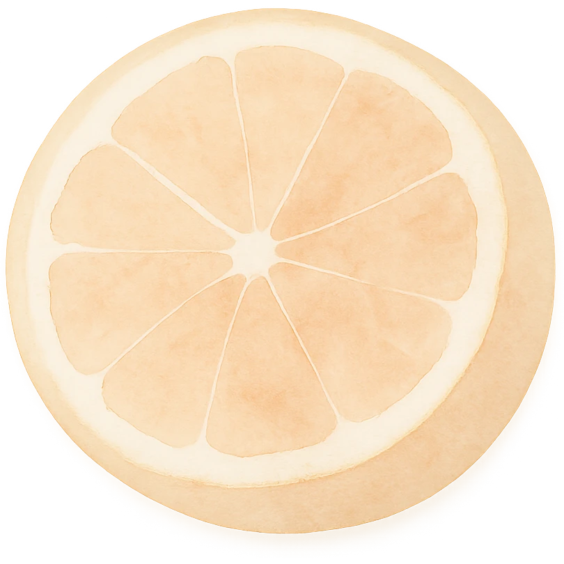 sliced orange emoji