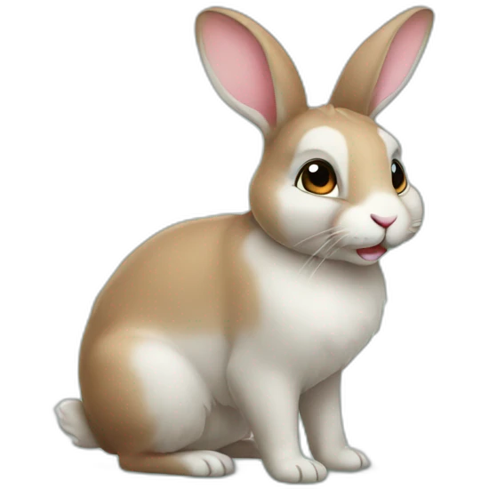 Cute rabbit emoji