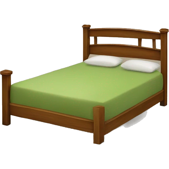 wood bed frame  emoji