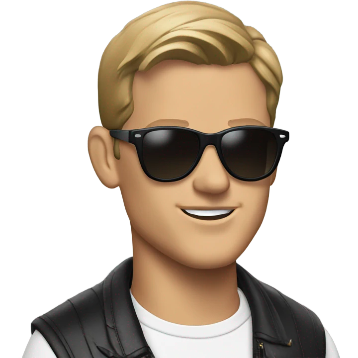 Joe burrow with sunglasses emoji