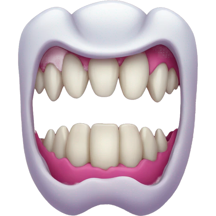 monster teeth emoji