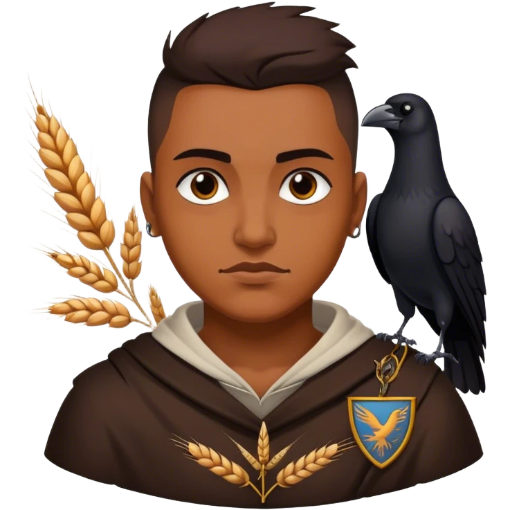 blason crow and weat emoji