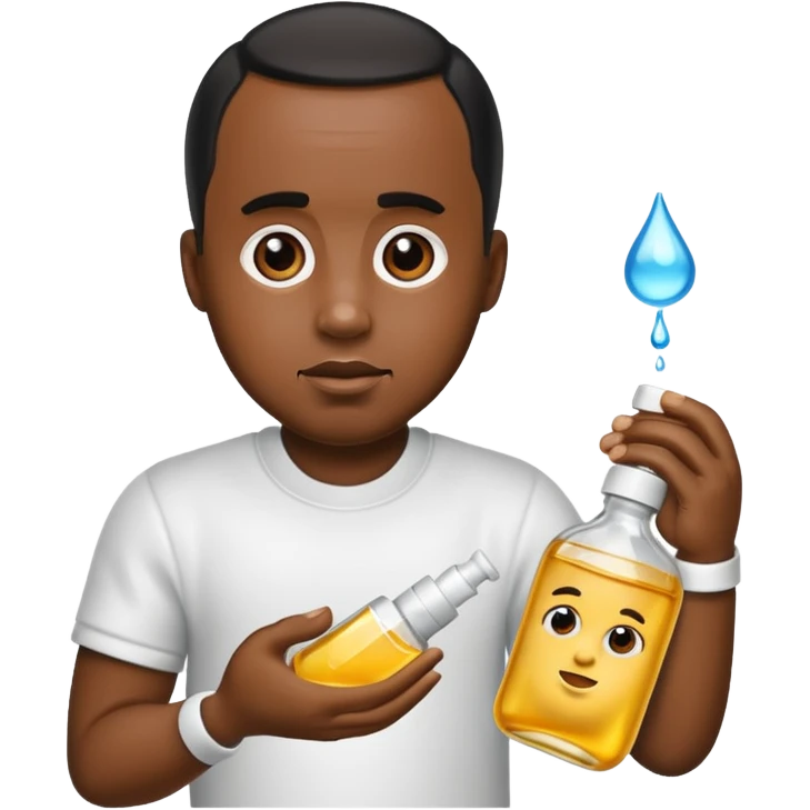 Diddy with baby oil emoji