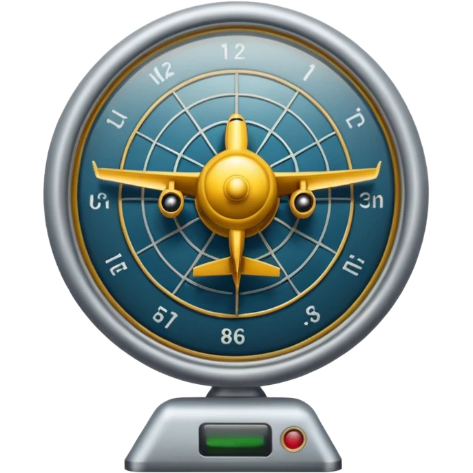 generate realistic radar
for airplane emoji