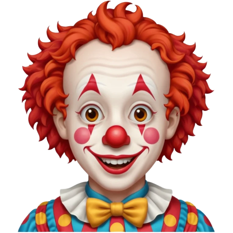 Harpo as a clown emoji