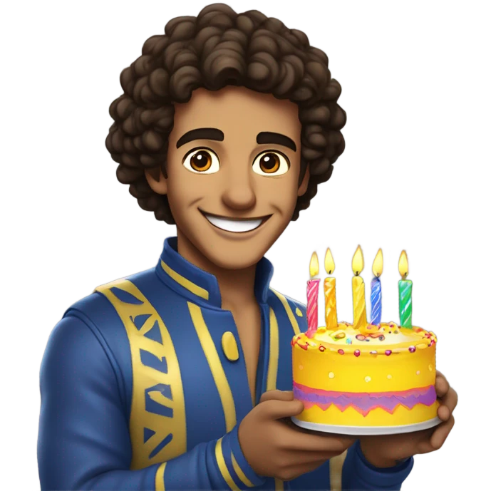 Lando NORRIS Hold birthday cake for you emoji