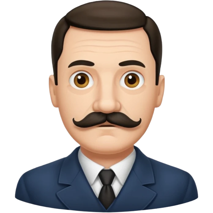 Adolf mustache emoji emoji