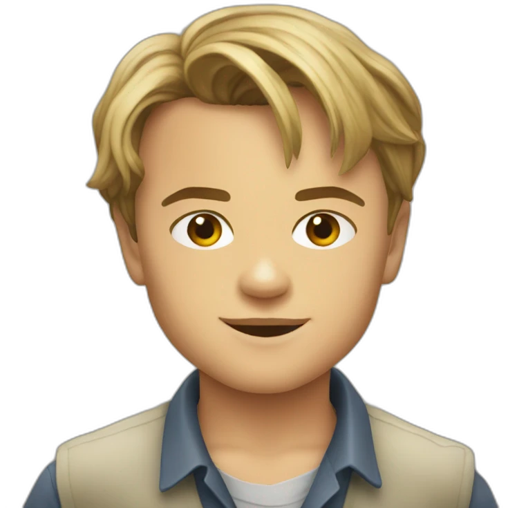 Young Leonardo Dicaprio emoji