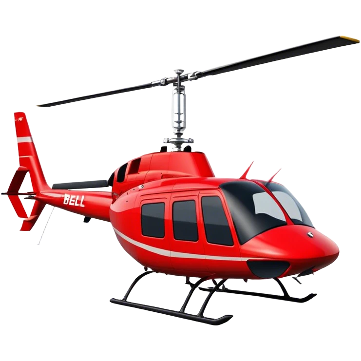 Bell 206 - Bell Helicopter (Model Year: 2021) (Iconic colour: Red) emoji