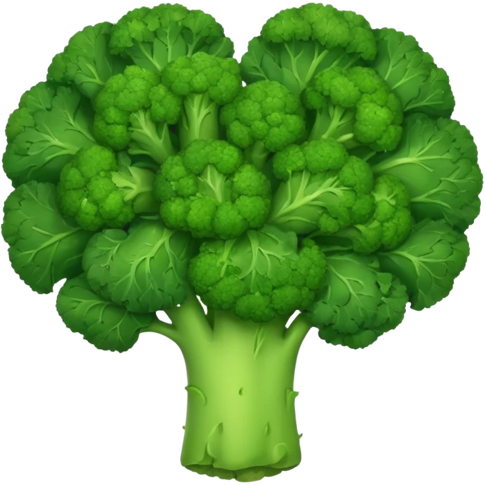 Heart broccoli emoji