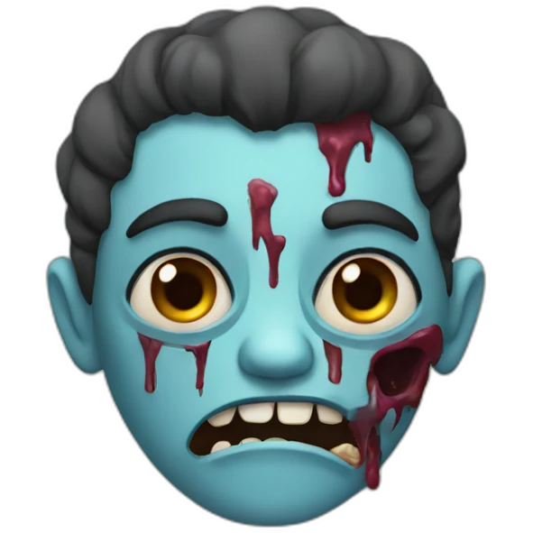 Woke zombie emoji