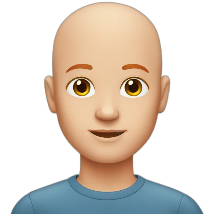bald redhead emoji