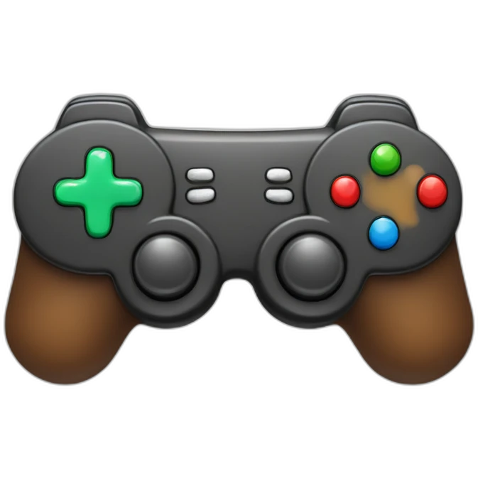 Une glace italienne tiens manette jeu emoji