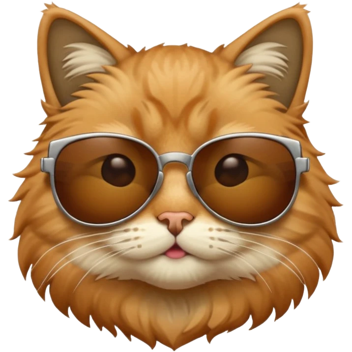 Cat wearing sunglasses emoji