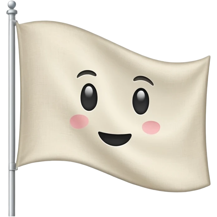 white flag emoji