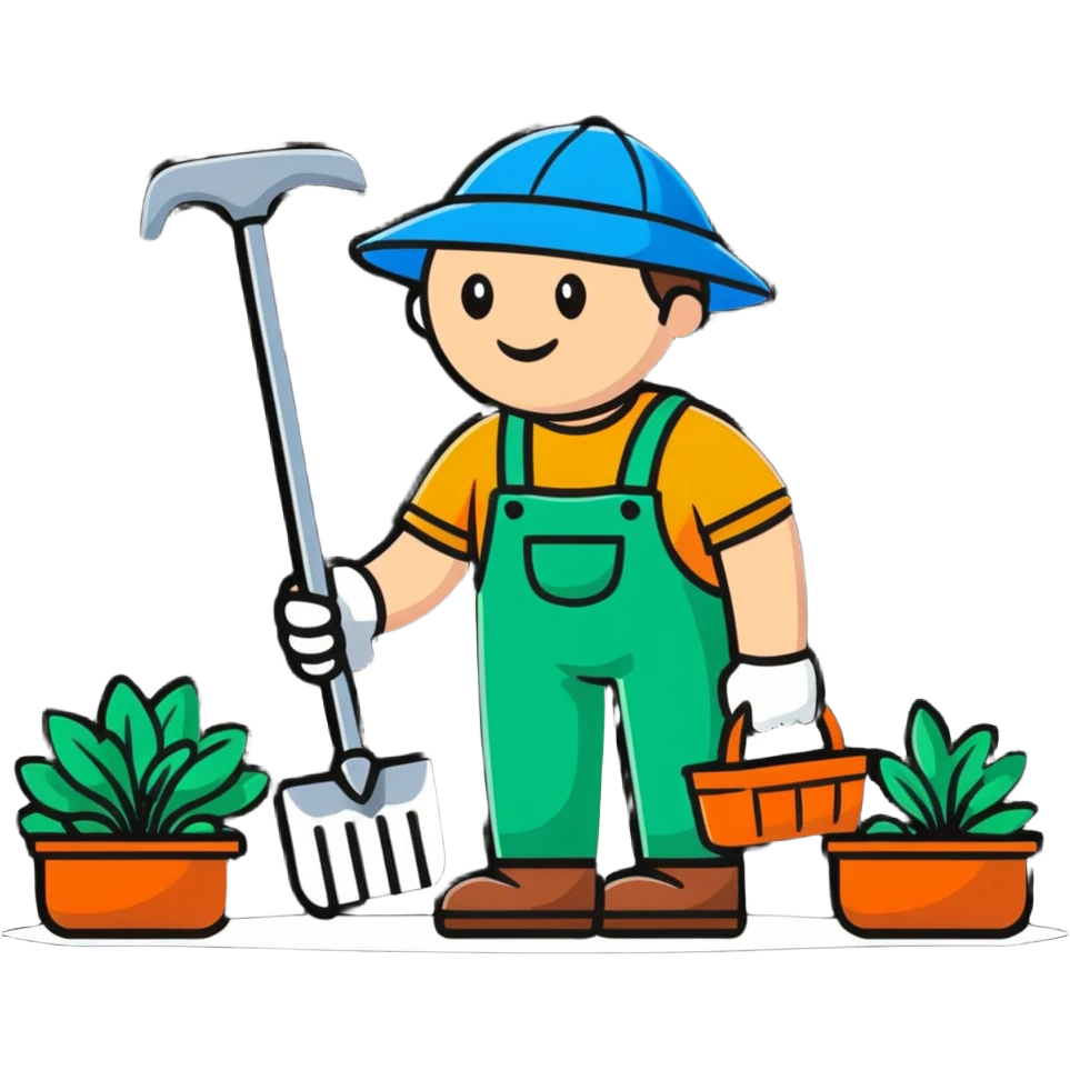 black gardener emoji